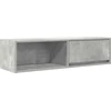TV staliukas Televizoriaus spintelė, betono, 100x31x25,5cm, apdirbta mediena