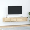TV staliukas Televizoriaus spintelės, 2vnt., 80x31x25,5 cm, mediena
