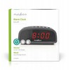 Stalinis laikrodis Nedis CLDK008BK LED su snaudimo funkcija be radijo, juodas