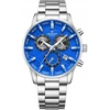 Vyriškas laikrodis Giewont Chronograph Safyrinis Sidabro Mėlynas GW4580-B3