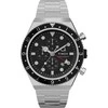 Vyriškas laikrodis TIMEX Q Timex 3 laiko zonų chronografas TW2V69800 + DĖŽUTĖ