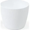 Gėlių vazonas Lamela Magnolia 751-05, plastikinis, baltas