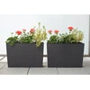 Lamela Skrzynka balkonowa BEGONIA LA627-05, Doniczka prostokątna 56x19 cm, Kolor Baltas, Lamela