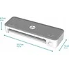 Laminatorius - HP OneLam 270 A4, 80-125 µm, 120 °C, 23 cm, pilkas