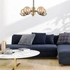 Pakabinamas šviestuvas Lampa wisząca Lamkur Lamkur Georgia 49281 lampa wisząca zwis 5x5W G9 auksinė/juoda