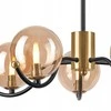 Pakabinamas šviestuvas Lampa wisząca Lamkur Lamkur Georgia 49281 lampa wisząca zwis 5x5W G9 auksinė/juoda