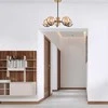 Pakabinamas šviestuvas Lampa wisząca Lamkur Lamkur Georgia 49281 lampa wisząca zwis 5x5W G9 auksinė/juoda