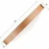 Lamkur lubinis šviestuvas, medinis ąžuolinis LED lubinis šviestuvas, 3 taškų išgaubtas, 47 cm