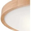 Lamkur lubinis šviestuvas, medinis ąžuolinis LED lubinis šviestuvas, 3 taškų išgaubtas, 47 cm