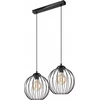 Lamkur pakabinamas šviestuvas Lamkur Zoya 45405 pakabinamas šviestuvas metalinis palėpės narvas 2x60W E27 juodas