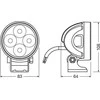 Osram LEDriving® lights ECE Round VX80-WD, lemputė, 12/24V 22W 240Mm 1150lm (Ref.12,5)