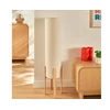 Atmosphera Lamp Toršeras su tekstiliniu gaubtu RAFA, medinės kojelės, Ø 24 x 107 cm
