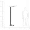 Beliani LED toršeras TAURUS su reguliatoriumi, metalinis, juodas