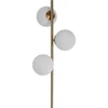 Lampa podłogowa Light Prestige Złota podłogowa lampa stojąca Dorado mleczne bańki do salonu