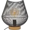 Atmosphera Table lamp JENA loft style, juodas, 28 cm