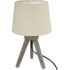 Bikuvalt Šviestuvas stalinis su gaubtu kreminis D18,5xH32 cm Atmosphera 161510A