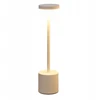 Home Styling Collection Lamp LED stalinė lempa su įkraunama baterija, metalinė, 34 cm