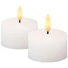 Lampa stołowa Multi Sille Świeczki tealight komplektas 2 vnt., Ø4,5XH2,2cm, balta