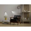 Sieninis šviestuvas Lampa stołowa New Garden New Garden ROLL 8 BATTERY baltas