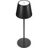 Lampa stołowa Realpower RealPower LED-Tischlampe dimmbar kalt/warm mit Akku, schwar