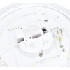 Bemko 12W LED plafonas su judesio davikliu PLATO, baltas, 4000K, IP44, 120°