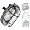 Sieninis šviestuvas GTV Priekinis šviestuvas SANGUESA KAY, maks. 40W, E27, AC220-240V, 50-60Hz, IP44, ABS/stiklas,