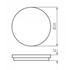 Kanlux PLAFON.LED STEVI LED 15W-NW-O
