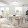 Lubinis šviestuvas Lampa sufitowa Leuchten Direkt Leuchten Direkt Canvas Turnable 2700-5000K - Loftlampe - Baltas - 29,5 x 29,5 cm