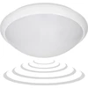 Orno BREVA, lubinis šviestuvas su mikrobangų judesio jutikliu, 60 W, E27, IP44, matinis polikarbonatas