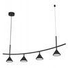 Osram 16W LED pakabinamas šviestuvas FUJI, juodas, 3000K