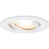Paulmann Premium būsto pastatas NovA IP65 juda max. 1x35W GU10 / GU5.3 51mm Baltas / aliuminis