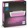 Philips „Hue“ balta ir spalvota aplinkos šviesa „Surimu Square“ skydelis, išmanusis lubinis šviestuvas, „Bluetooth“ / „Zigbee“, balta, LED, metalas, sintetika, nekeičiama(-os) lemputė(-ės)