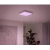 Philips „Hue“ balta ir spalvota aplinkos šviesa „Surimu Square“ skydelis, išmanusis lubinis šviestuvas, „Bluetooth“ / „Zigbee“, balta, LED, metalas, sintetika, nekeičiama(-os) lemputė(-ės)