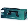 Sieninis šviestuvas Lampa sufitowa Signify Philips Kosipo Spot 2flg. exkl LM 2x5,5W Juodas
