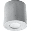 Lubinis šviestuvas Sollux Ceilings ORBIS betonas