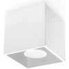 Lubinis šviestuvas Sollux Plafonas QUAD 1 baltas