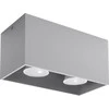 Sollux Lighting Lubinis šviestuvas QUAD pilkas