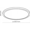 TK Lighting TK Lighting Aqua Juodas Medium 6903 lubinis šviestuvas lubinis šviestuvas apvalus su jungikliu ant korpuso 1x36W LED 3000/4000/6500K juoda/balta