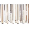 Lubinis šviestuvas Beliani pakabinamas šviestuvas MANDEO Chandelier Glass Sidabrinė