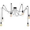 ECpower ZD74 pakabinamas šviestuvas SPIDER CHANDELIER CEILING LAMP 6 ARMS E27 universalus