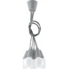 Sollux Lighting Pakabinamas šviestuvas DIEGO 5 pilkas