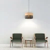 Pakabinamas šviestuvas Kabanti lempa TK Lighting Nicol pakabinama 1x15W E27 juoda/ąžuolo (4799)