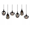 Pakabinamas šviestuvas Lampa wisząca Trio Pendant lamp TRIO LUMINA, 6 x E14, max 40W, juodas, 93.8 x 24.5 x h150 cm