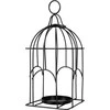 Marka Niezdefiniowana Home Styling Collection Žibintas žvakidė metalinis juodas 25 cm
