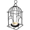 Marka Niezdefiniowana Home Styling Collection Žibintas žvakidė metalinis juodas 25 cm