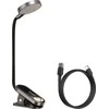 Baseus Prisegama skaitymo LED lempa, įkraunama USB, 3W, neutraliai balta