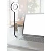 „Gembird NL-LEDRING-01“ USB LED žiedinis šviestuvas | Baltas 6500K | N/A
