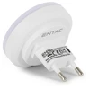 Lampka wtykowa do gniazdka ENTAC Entac ENL-CC-0.5W-DSWW lampka nocna wtykana do gniazdka Lampka nocna do gniazdka