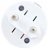 Sanico LED naktinė lempa į lizdą su sutemų jutikliu balta