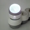 Sanico LED naktinė lempa į lizdą su sutemų jutikliu balta